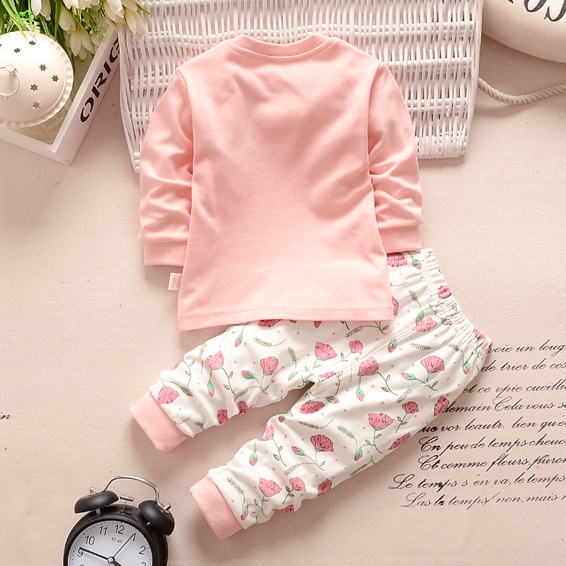 Baby Girl’s Casual Cotton Clothing Set