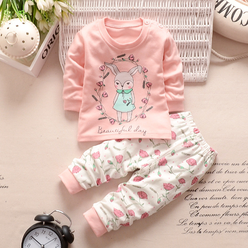 Baby Girl’s Casual Cotton Clothing Set